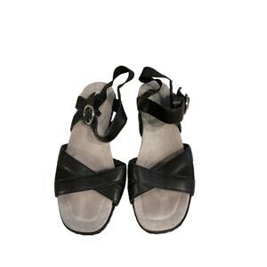 Ariat Out and About Black Leather Sandal Size 6.5